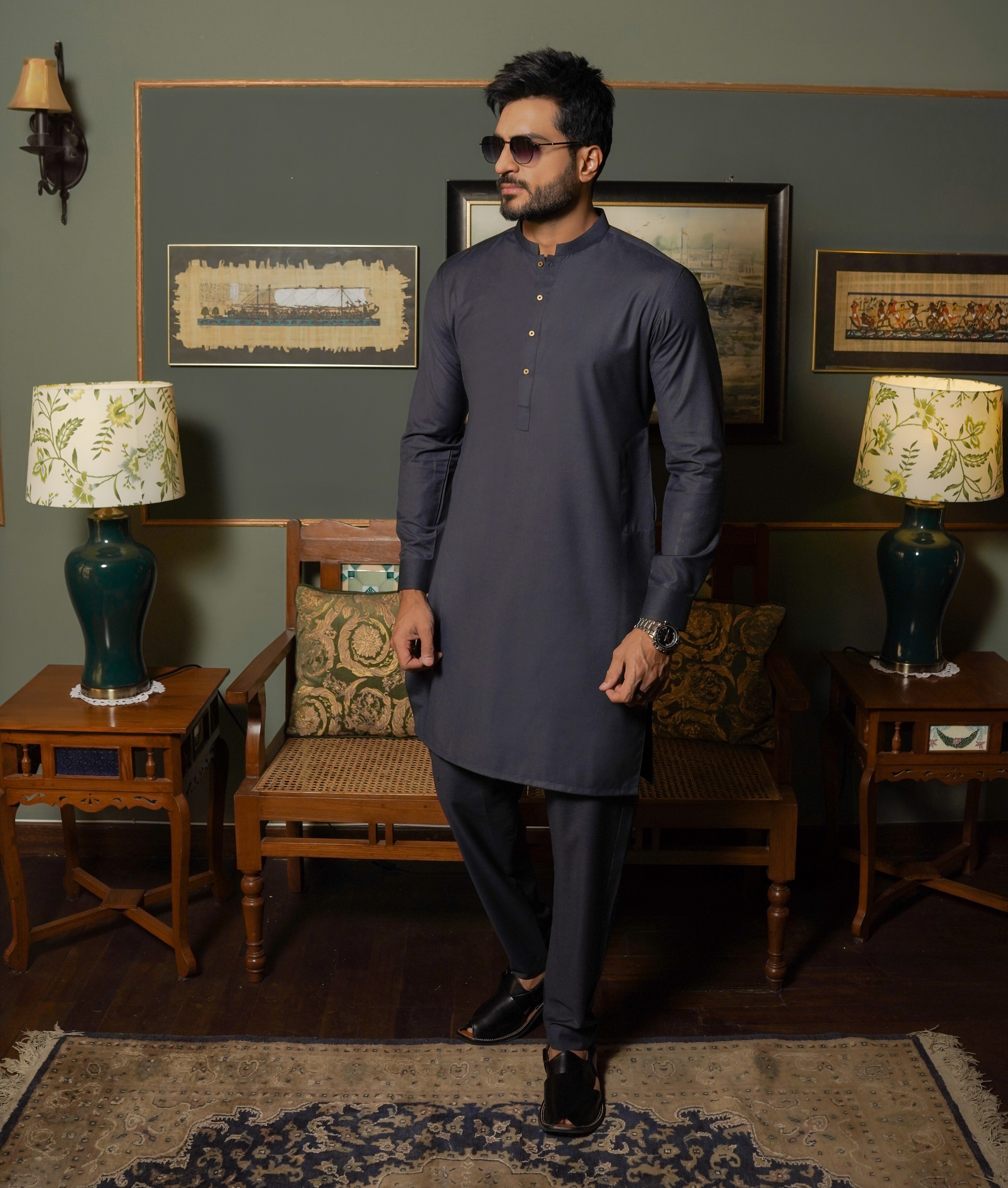 Cerulean Blue Kurta Pajama