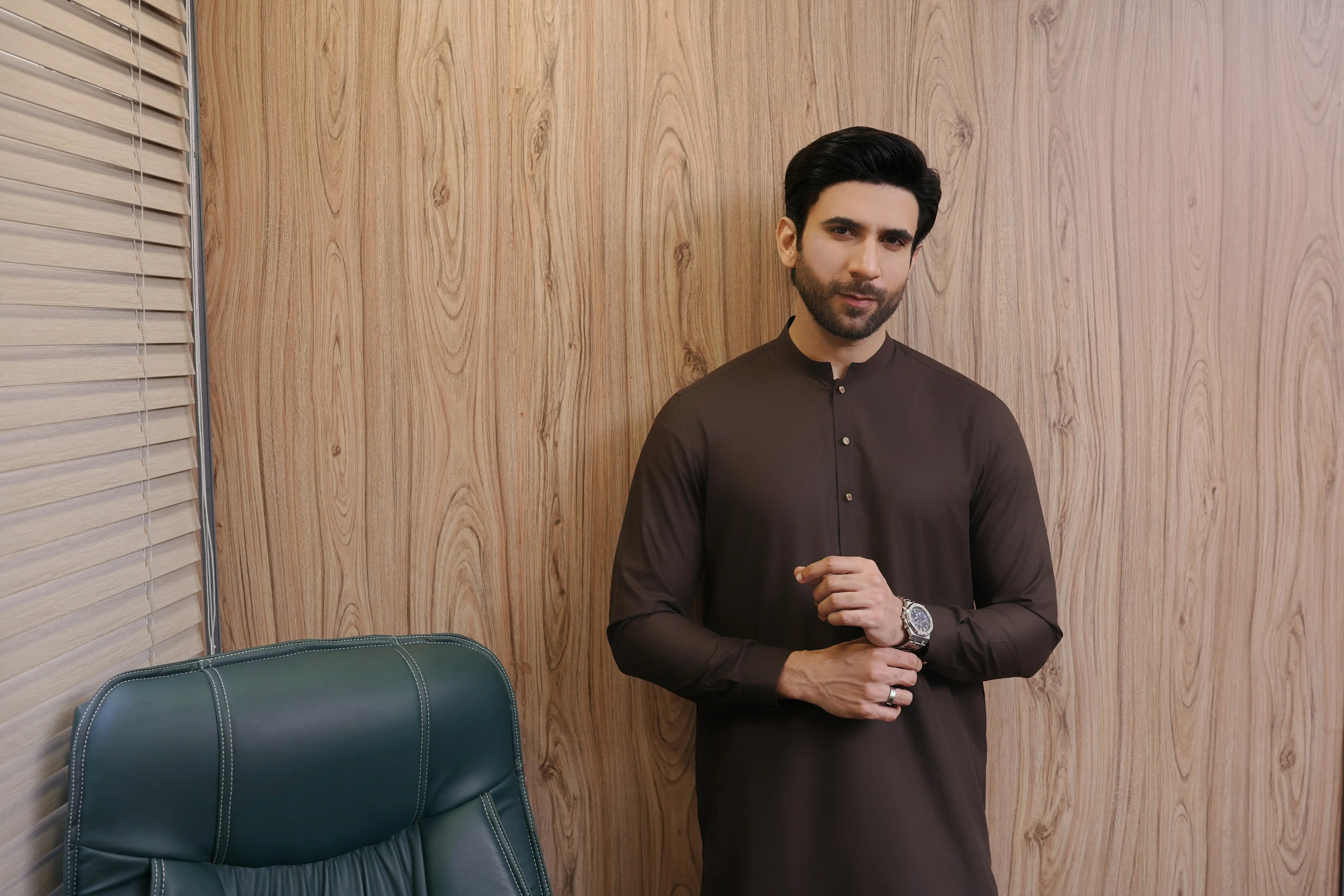 CACAO BROWN KAMEEZ SHALWAR