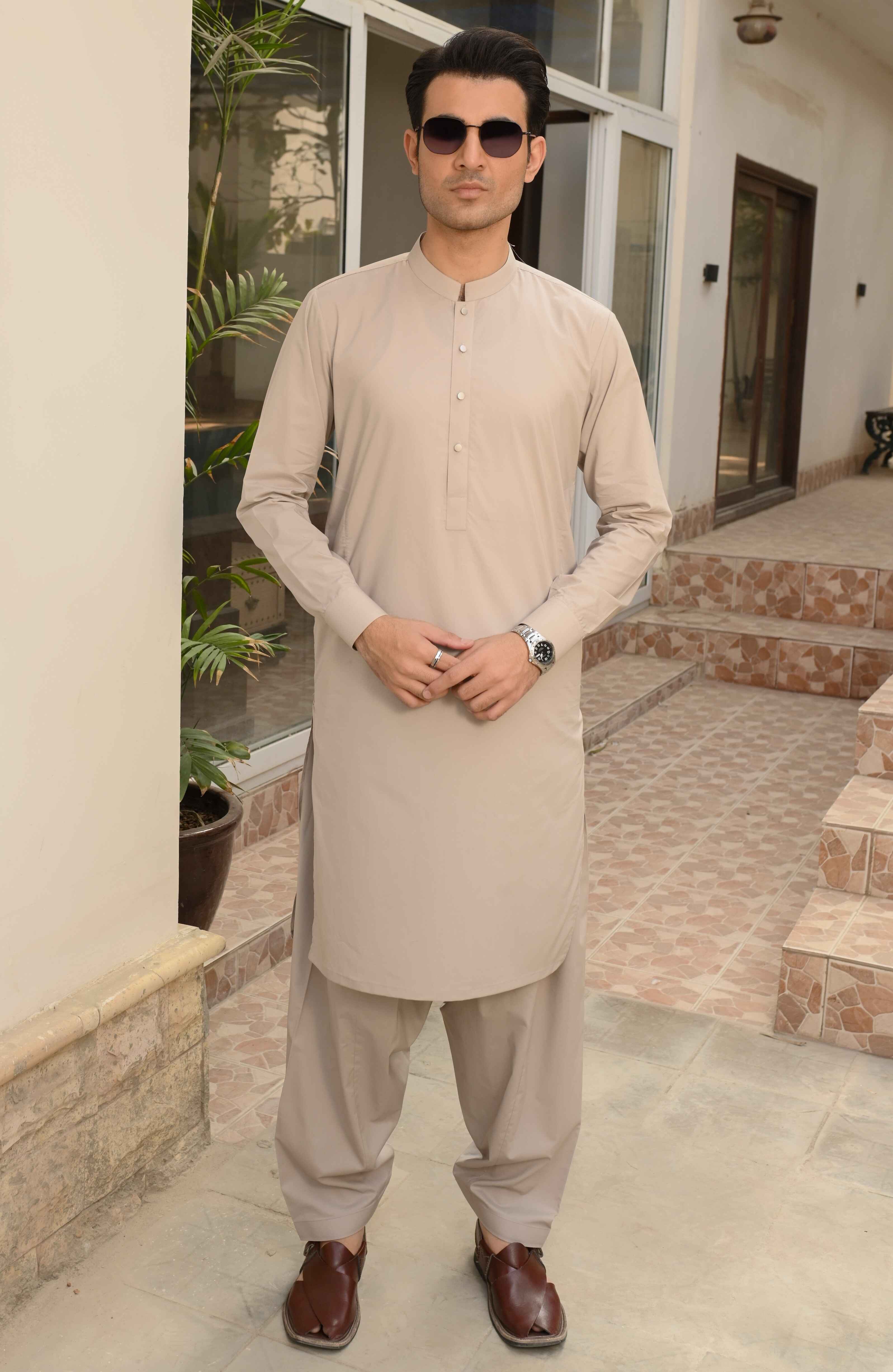 ICE GRAY KAMEEZ SHALWAR