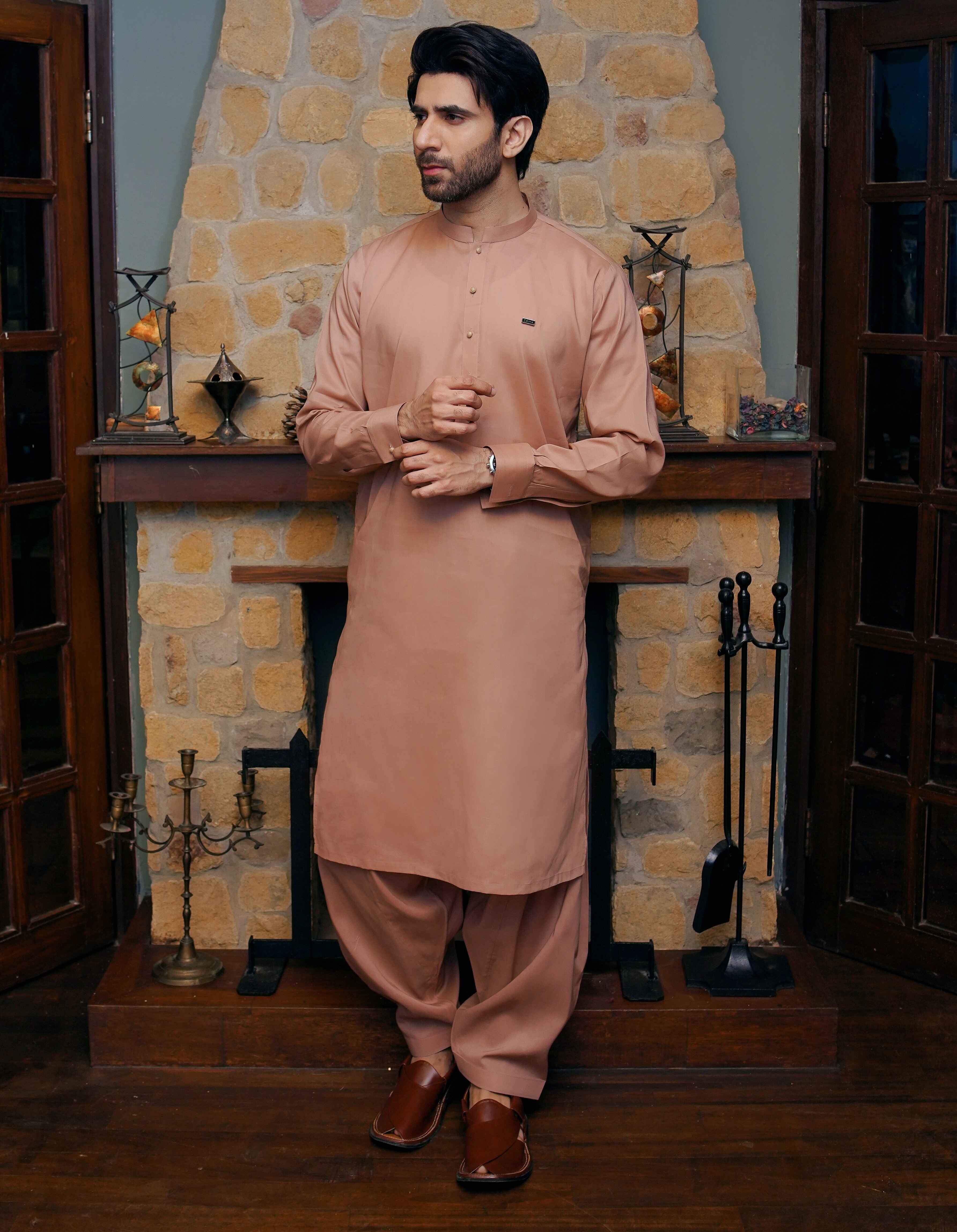 DUSTY PINK KAMEEZ SHALWAR