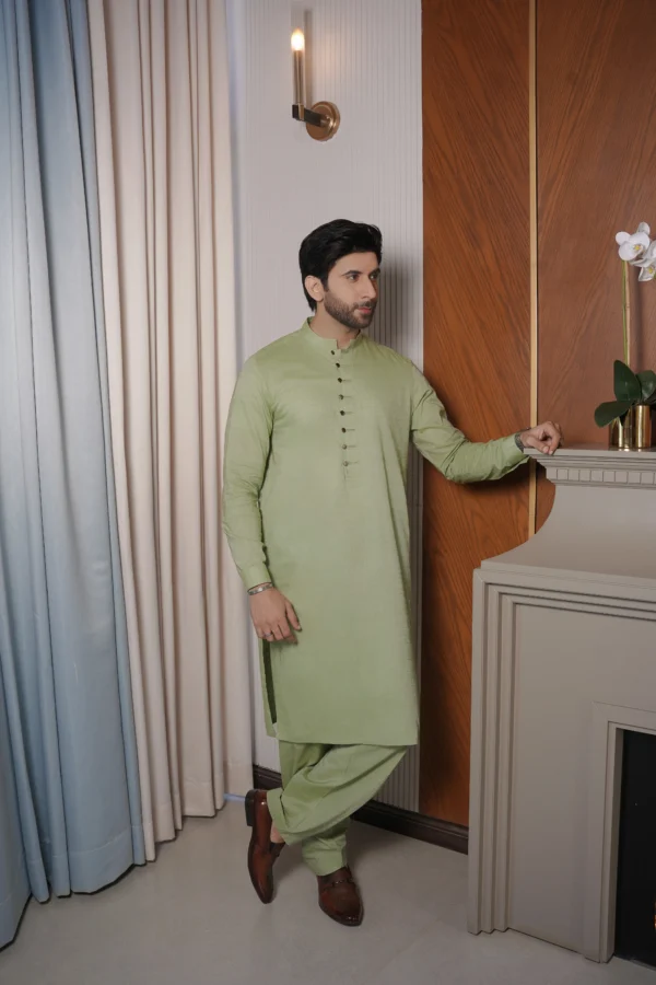 Green Kameez Shalwar