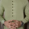 Pista Green Kameez Shalwar