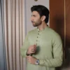 Pista Green Kameez Shalwar