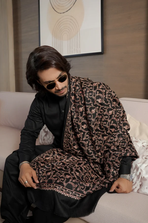 Embroidered Shawl For Men