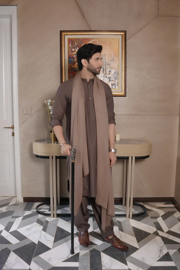 Brown Shawl For Men