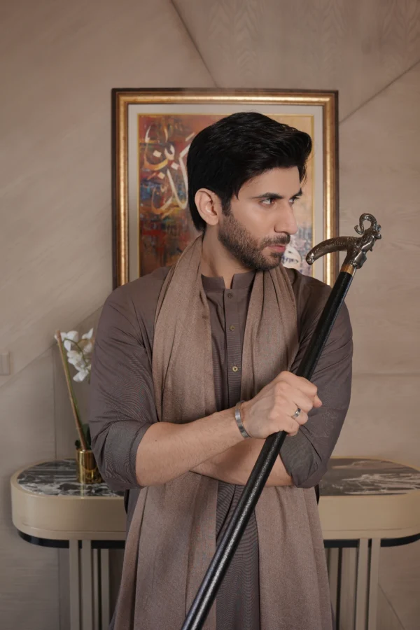 Brown Shawl For Men