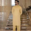 Beige Kameez Shalwar