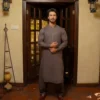 Brown Kameez Shalwar For Men