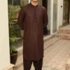 Brown Kameez Shalwar