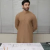 Brown Kameez Shalwar For Men