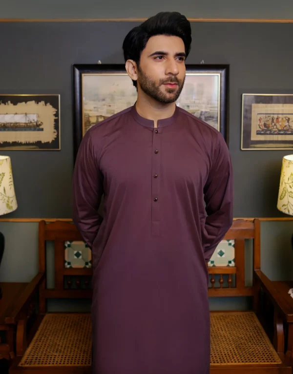 Brown Kameez Shalwar