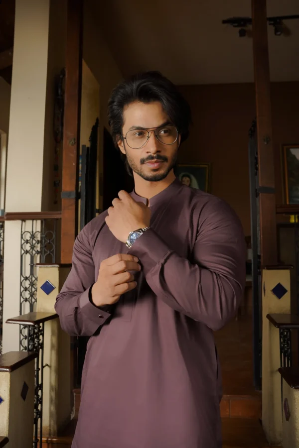 Purple Kameez Shalwar