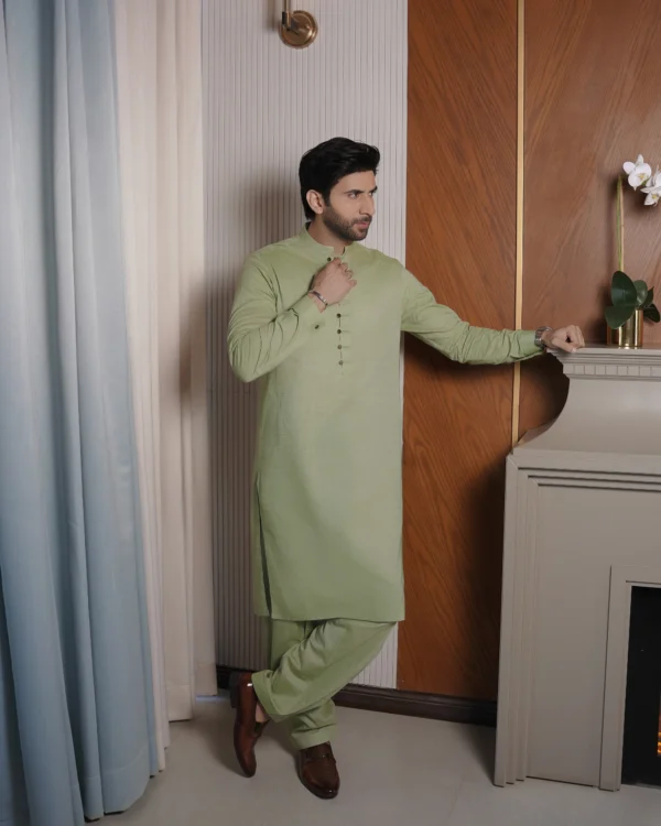 Green Kameez Shalwar