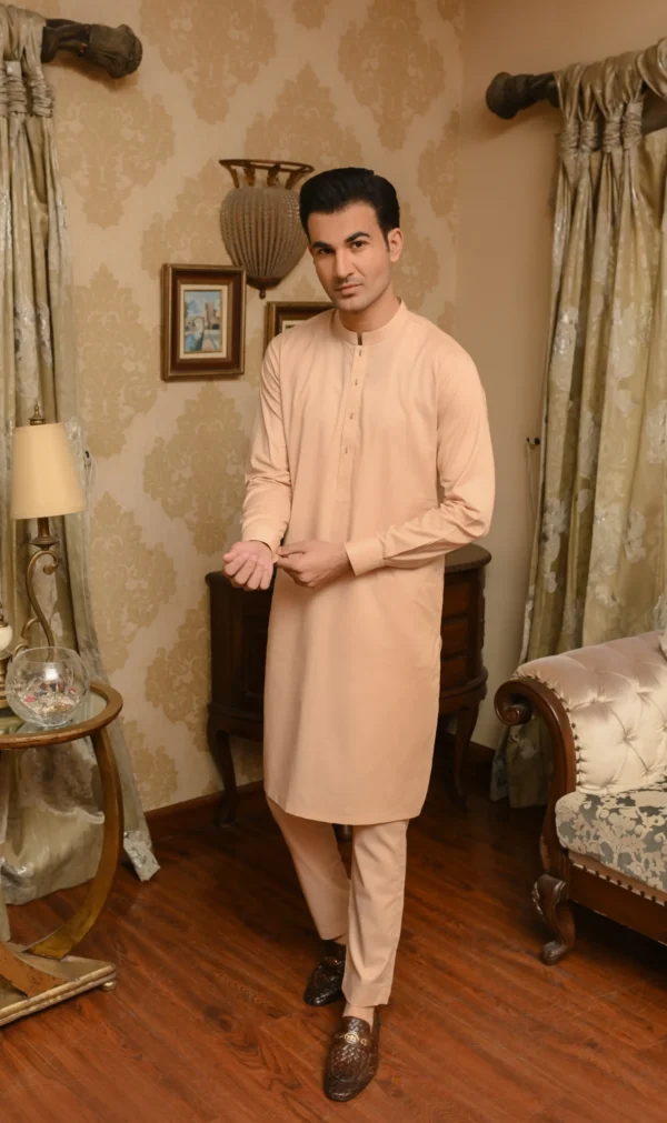 Beige Kurta Pajama