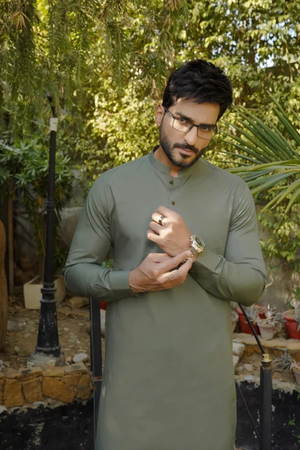 Green Kameez Shalwar