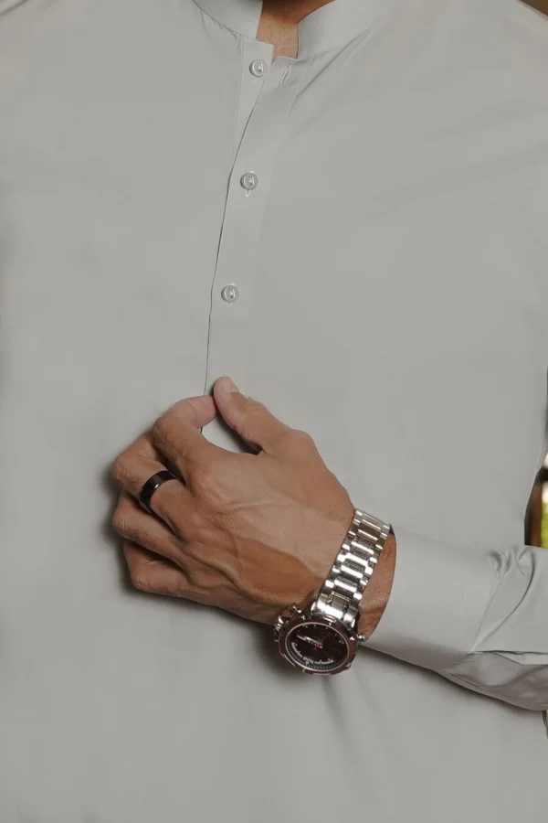 Gray Kameez Shalwar