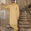 Beige Kameez Shalwar For Men