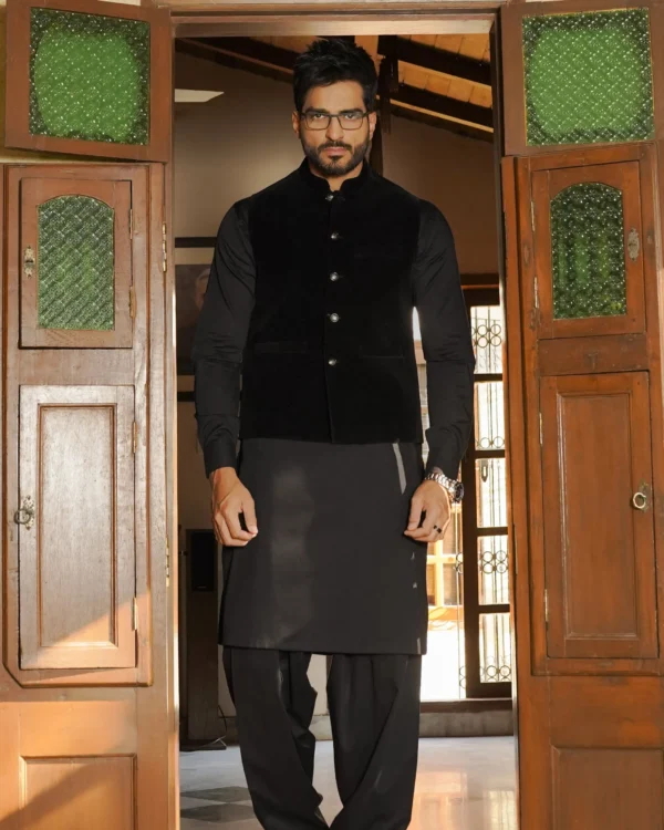 Black Waistcoat For Men