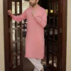Pink Kurta For Men