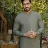 Green Kameez Shalwar For Men