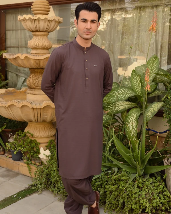 Purple Kameez Shalwar